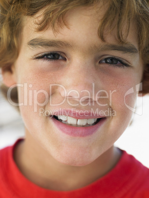 Young Boy Smiling