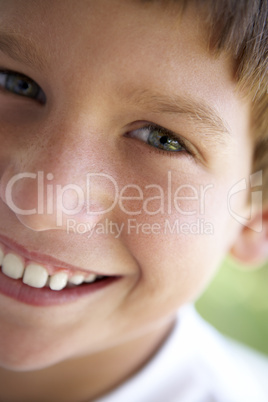 Young Boy Smiling