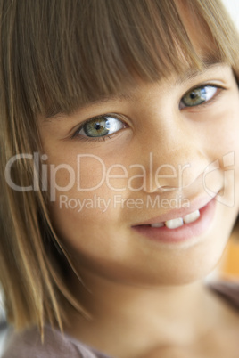 Young Girl Smiling