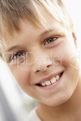 Young Boy Smiling