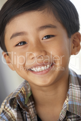 Young Boy Smiling