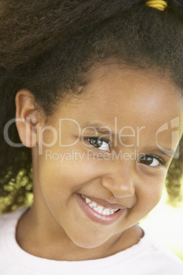 Young Girl Smiling