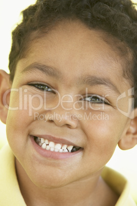 Young Boy Smiling