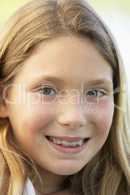 Young Girl Smiling