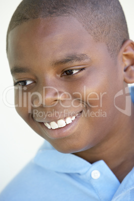 Teenage Boy Smiling