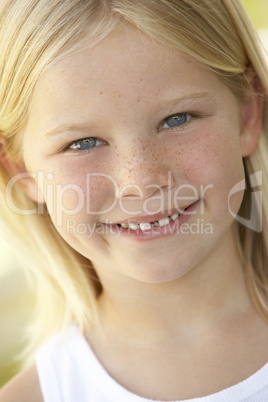 Young Girl Smiling