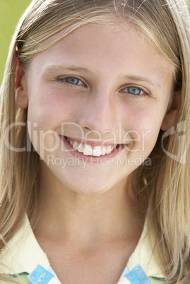 Young Girl Smiling