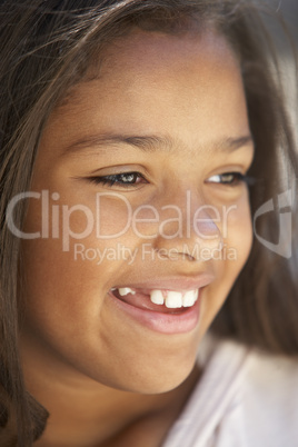 Young Girl Smiling