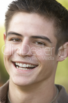 Teenage Boy Smiling