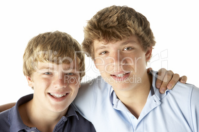Two Brothers Happy Together