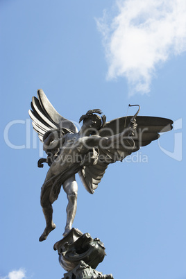 Statue Of Eros, Piccadilly Circus, London, England