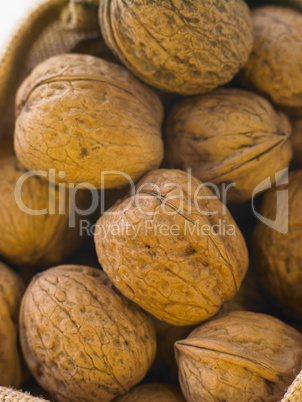 Walnuts In Basket