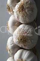 Garlic Cloves Hanging From String
