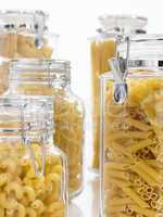 Jars Filled With Pastas