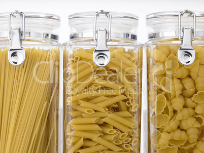 Jars Filled With Pastas