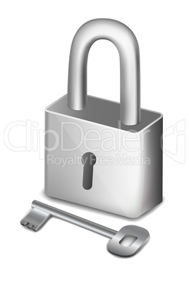 pad lock with key