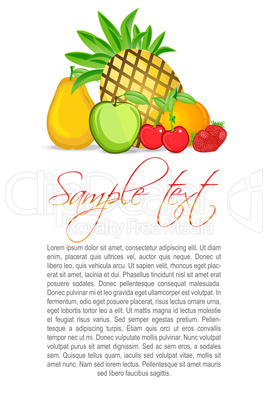 fruity text template