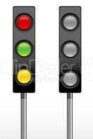 set of traffic light