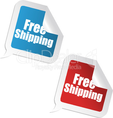 free shipping stickers