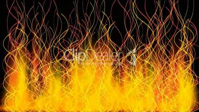 fire and gold spiral line.Fireworks,gas,lighter,