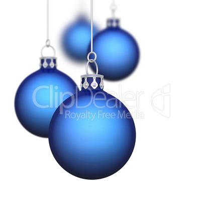Weihnachtskugeln Hintergrund 11 blau