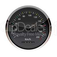 isolated speedometer