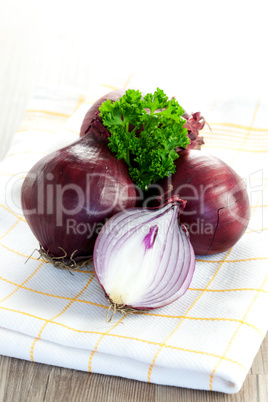 rote Zwiebeln / red onions