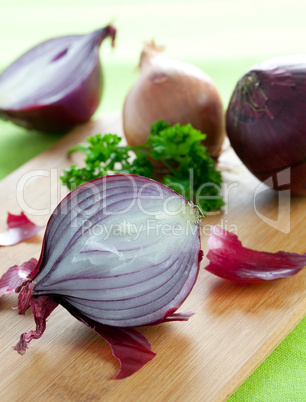 geschnittene Zwiebel / sliced onion