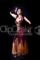 Woman dance - traditional arabic dress