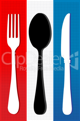 set of cutlery