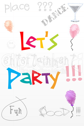let's party card