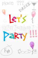 let's party card