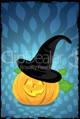 illustration of halloween pumpkin