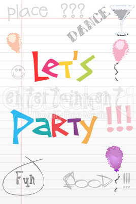 let's party card