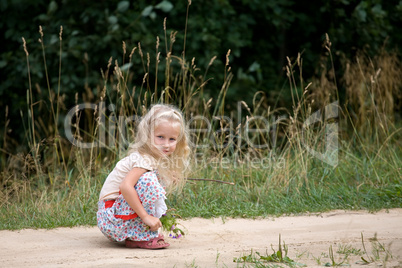 girl in park