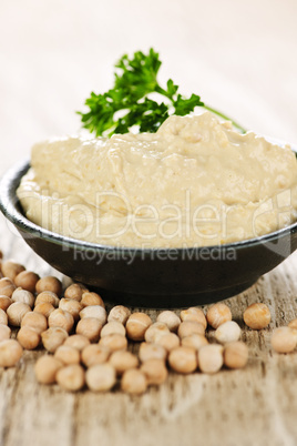 Hummus with chickpeas