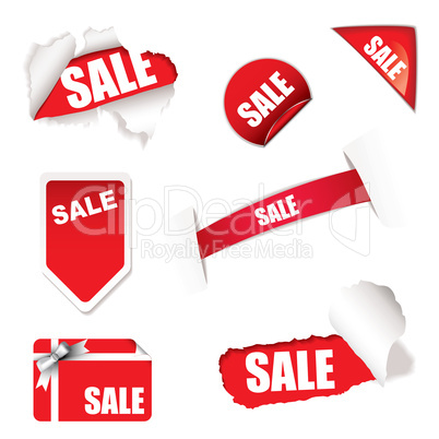 Shop sale elements