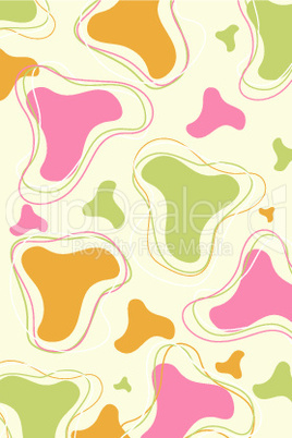 vector background with abstract shapes