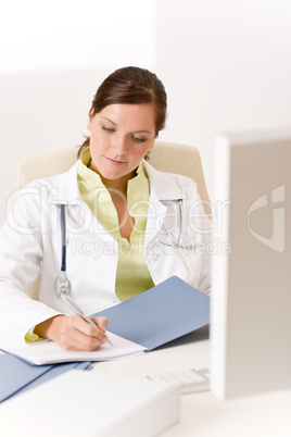 Female doctor at medical office