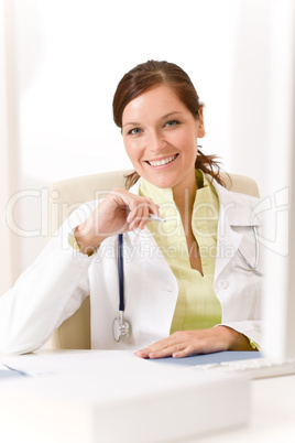 Female doctor at medical office