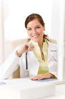 Female doctor at medical office