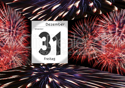 Silvester 3D - 31. Dezember - Feuerwerk