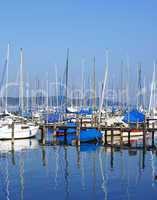 Segelboote am See - Sailing Boats at the Lake