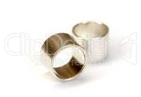 wedding rings isolated