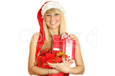 Christmas woman