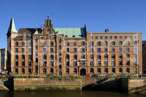 Sandthorquaihof in der Hamburger Speicherstadt