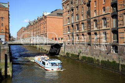 Hafenrundfahrt durch die  Hamburger Speicherstadt