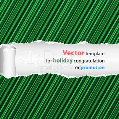 Vector style design for a holiday congratulation
