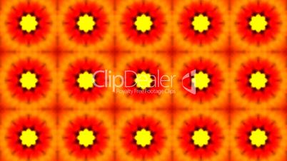 orange seamless flower lotus pattern.Buddhism Mandala flower,kaleidoscope,oriental religion texture.