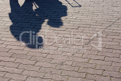 Schatten zweier Touristen - Shadow of two tourists